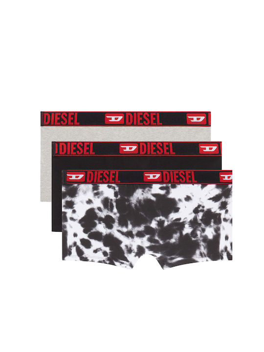 Diesel Herren Boxershorts Mehrfarbig mit Mustern 3Packung