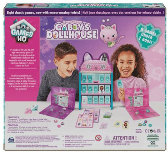 Joc de Societate Gabby's Dollhouse pentru 2-4 Jucători 4+ Ani (EN) Spin Master