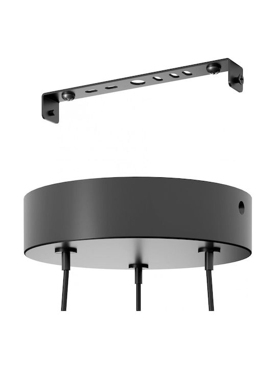 Eglo Zillerio-Z Pendant Light Black Rail 116x30x110cm