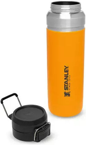 Stanley Go Quick Flip Μπουκάλι Θερμός Ανοξείδωτο BPA Free 1.06lt Saffron με Επιστόμιο