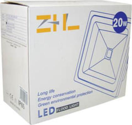 Opt ZGETGD285 Στεγανός Προβολέας LED 50W Θερμό Λευκό 3000K IP65