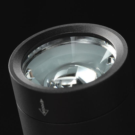 Favour Taschenlampe LED IP66 mit maximaler Helligkeit 450lm Schwarz