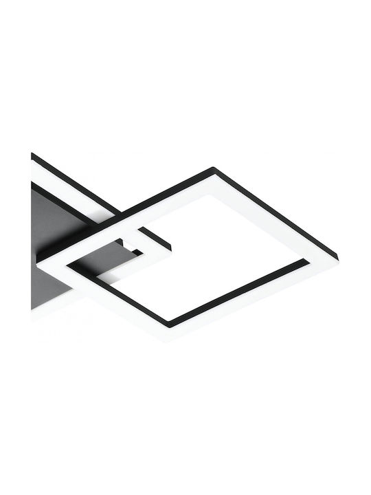 Eglo Paranday-Z Smart Таванно Осветително Тяло 65см Черно с Интегриран LED
