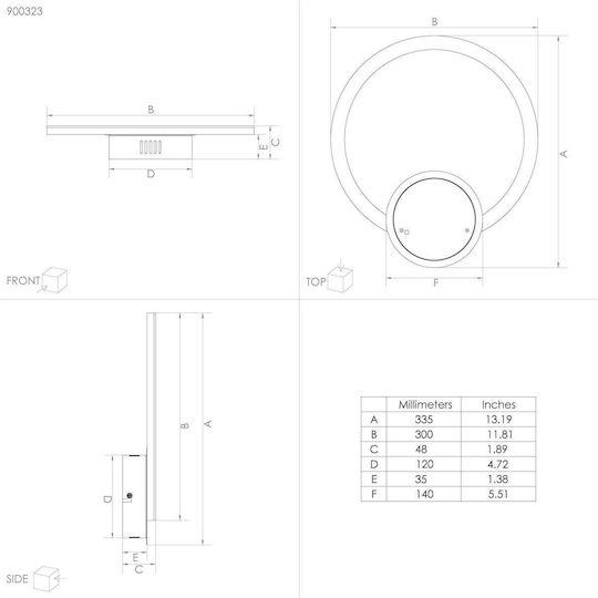 Eglo Parrapos-Z Smart Πλαφονιέρα Οροφής 34εκ. Μαύρη με Ενσωματωμένο LED και Τηλεχειριστήριο