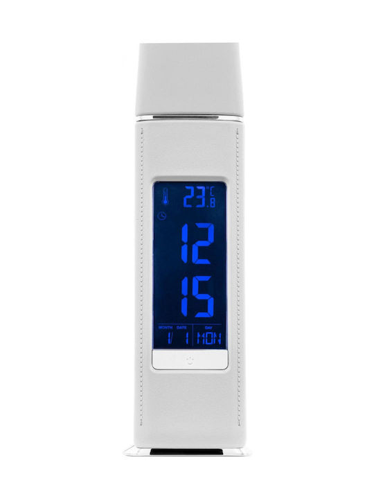 Eglo Cognoli Επαναφορτιζόμενο LED Φωτιστικό Γραφείου με Εύκαμπτο Βραχίονα σε Λευκό Χρώμα