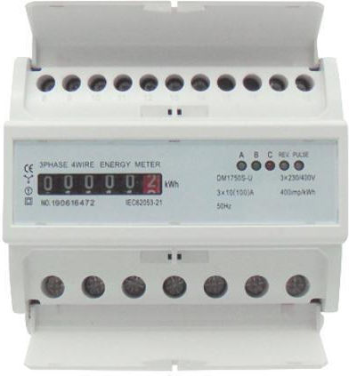 Kilowatt-Zähler Für Elektrische Messgeräte Schiene 02.037.0030