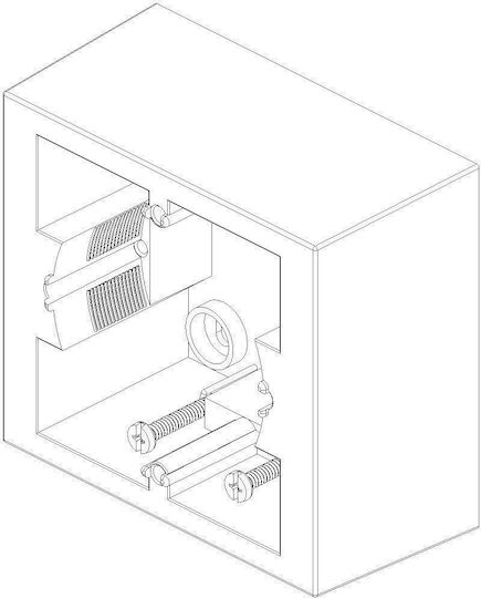 Vimar Surface Mounted Electrical Box IP20 in Gray Color