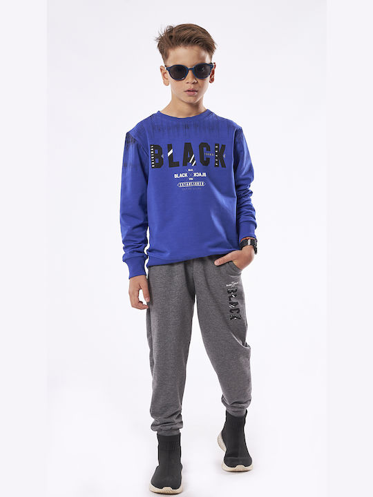 Hashtag Kids Sweatpants Set Blue 2pcs