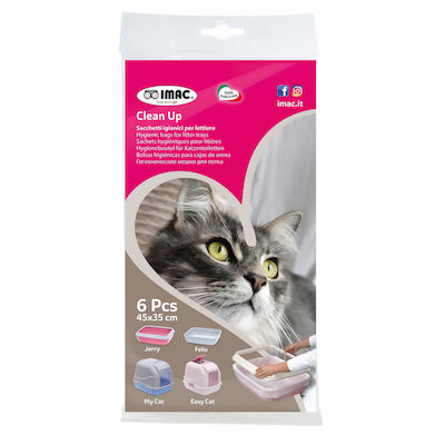 Imac Litter Bags Bags Cat Toilet Clean-Up Cat Toilet Bags 45x35cm 6pcs