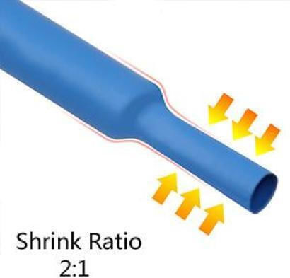 ΒΑΤ-25591 Heat-Shrink Tubing for Battery Wrapping 40mm Blue 22.03.0023