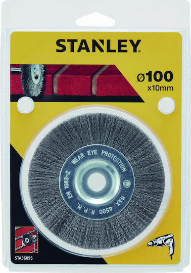 Stanley STA36095 Συρματόβουρτσα Καμπάνα για Δίδυμο Τροχό 100mm