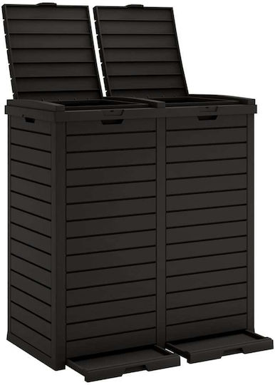vidaXL Κάδος Απορριμμάτων Πλαστικός 41x86cm vidaXL Κάδος Απορριμμάτων Πλαστικός 41x86cm