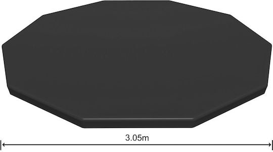 Bestway Sun Protective Round Pool Cover Flowclear Diameter 305cm 1pcs