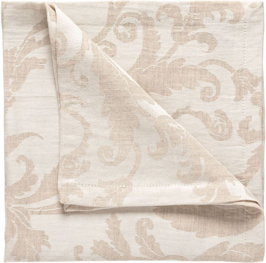 Costa Nova Kitchen Towel Dalia Napkin with Pattern Ecru 47x47cm