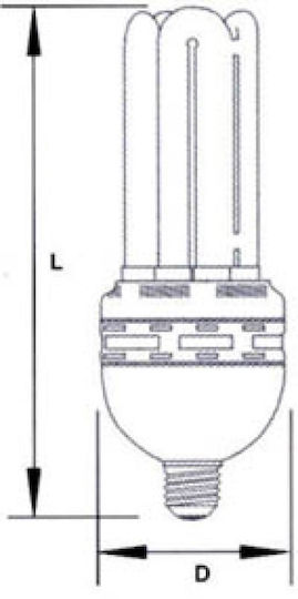 Luxtek Energy Saving Lamp E27 45W