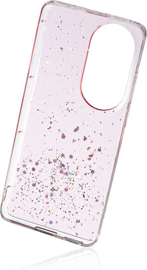 Naxius Glitter Back Cover Silicon Roz (Huawei P50 Pro)