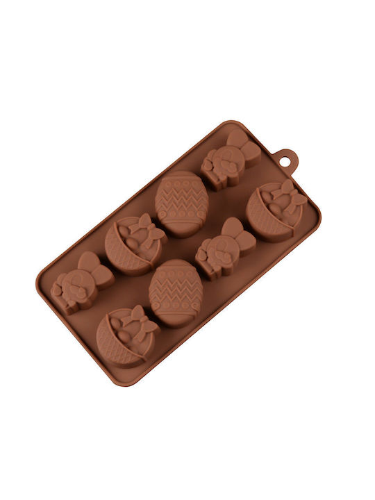 Sugar Love No Coating Silicone Cupcakes & Muffins 8 Cups Baking Pan 21x10.5x2.5cm