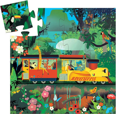 Kinderpuzzle Jungle Express für 3++ Jahre 16pcs Djeco