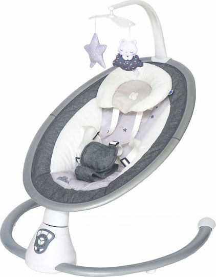Kikka Boo Electric Baby Relax Twiddle with Music Gray for Child up to 9kg