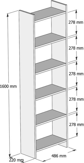 HomeMarkt Σετ Γραφείου 3τμχ Λευκό HM11776.11