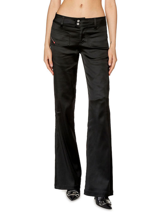 Diesel Regular Fit Pant with Buttons Black