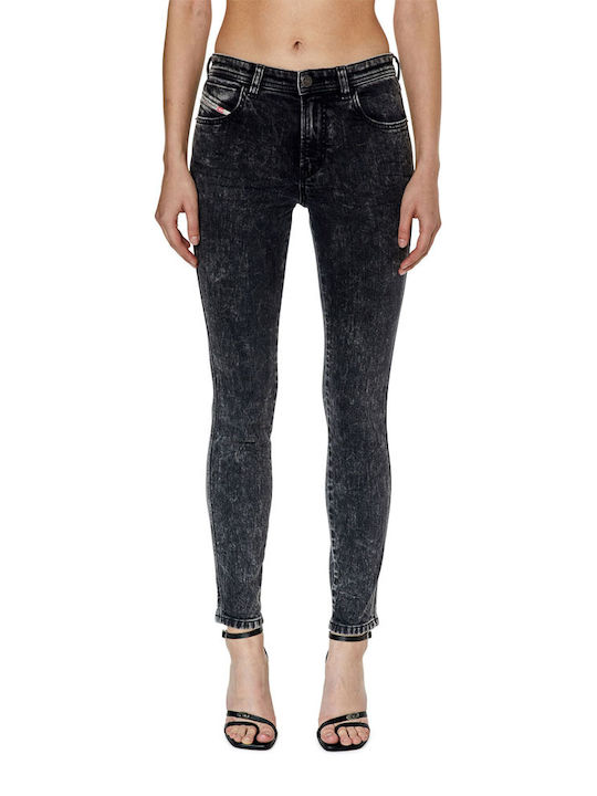 Diesel 2015 BABHILA Damenjeanshose in Enger Passform Schwarz