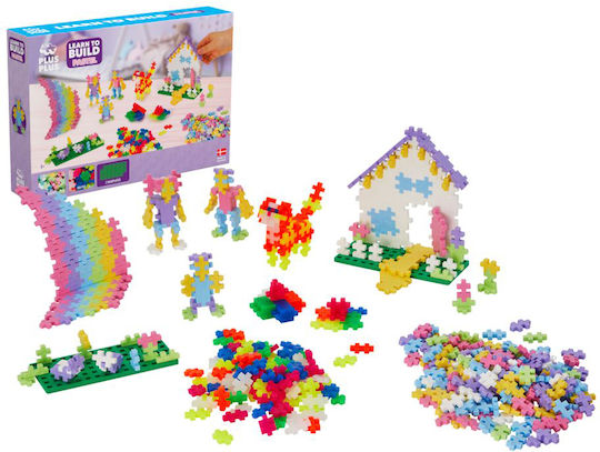 Plus Plus Blocuri Pastel Learn to Build pentru 5-12 ani Ani 600buc
