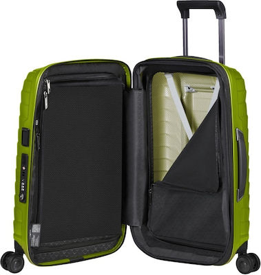 Samsonite Proxis Cabin Travel Suitcase Hard Green with 4 Wheels Height 55cm