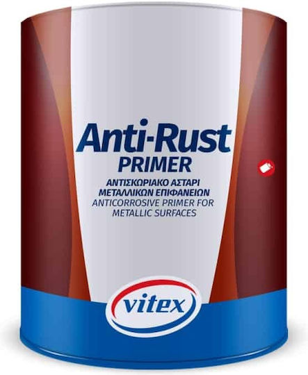 Vitex Anti-Rust Primer Безпепелен грунд Антикорозионна защита Сив Подходящ за Метал 5лт