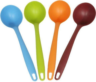 Deep Nylon Soup Spoon Multicolour 28cm