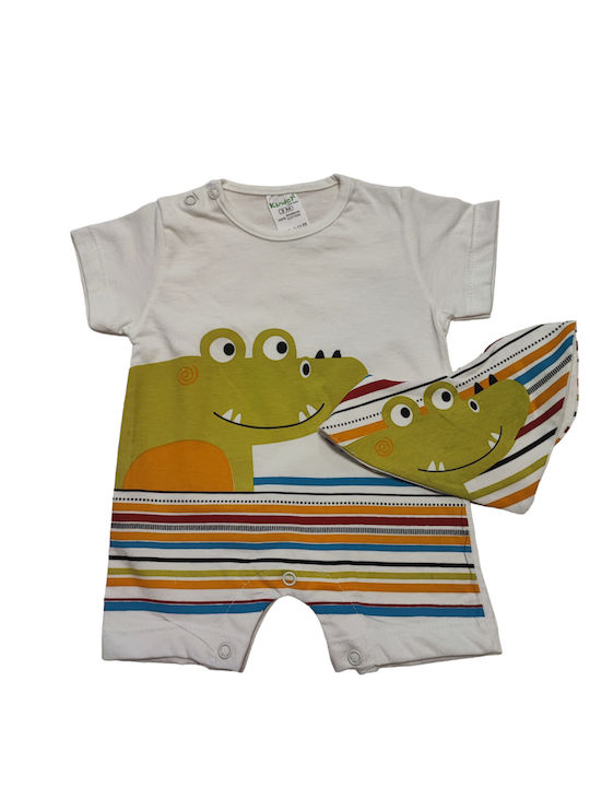 Kinder Baby Bodysuit Set Short-Sleeved with Accessories Multicolour