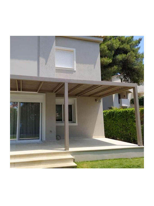Πέργκολα Κήπου από Ξύλο με Οροφή 400x300cm