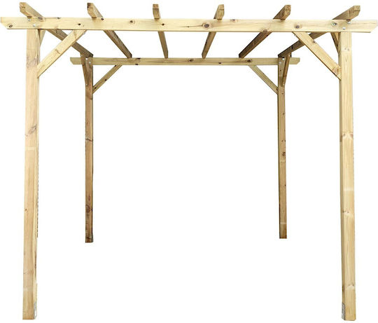 Gartenlaube aus Holz mit Decke 500x300cm