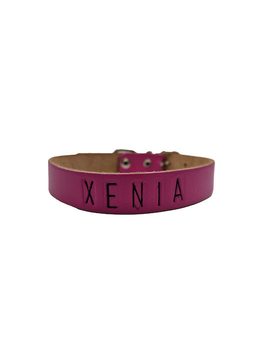 ByLeather Κολάρο Δερμάτινο σε Ροζ χρώμα Small 35cm ByLeather Κολάρο Δερμάτινο σε Ροζ χρώμα Small 35cm