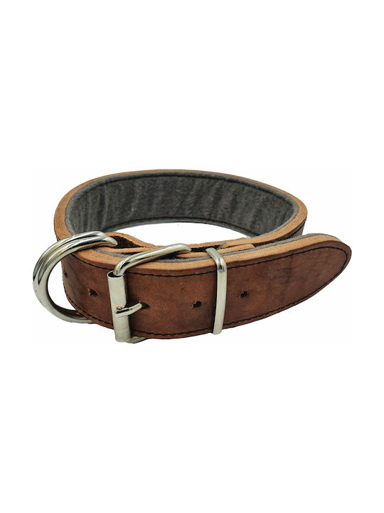 ByLeather Dog Collar 60cm Small Brown