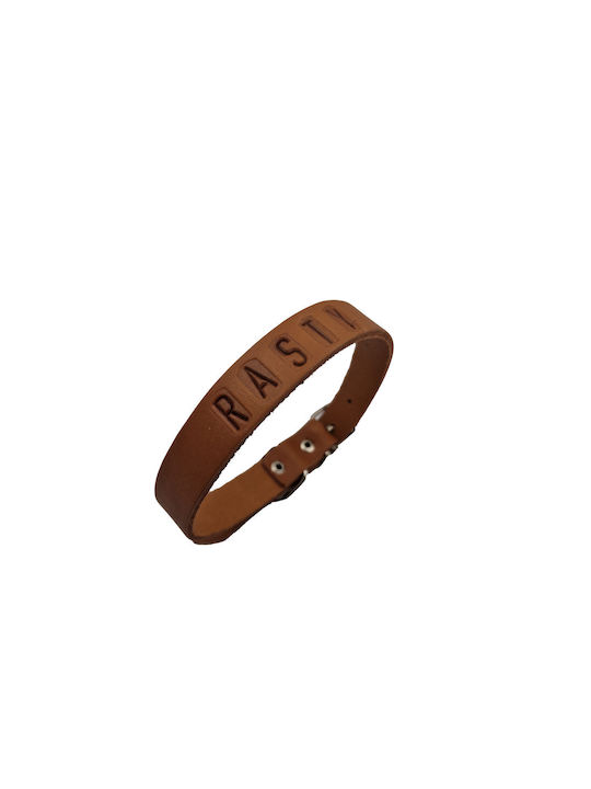 ByLeather Dog Collar 45cm Small Brown
