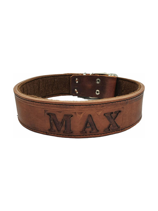 ByLeather Dog Collar 60cm Small Brown