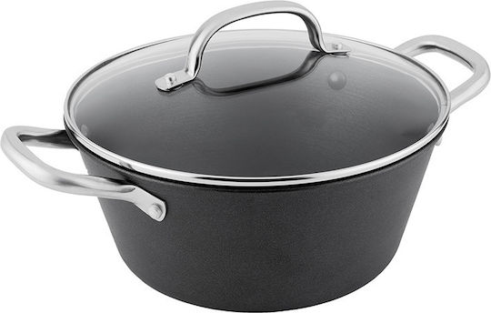 Boj Premium Cookware Set from Aluminum Black with Non-stick Interior Coating 3 Pieces
