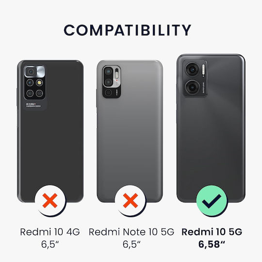 KWmobile Back Cover Silicon 1.3mm Turcoaz (Redmi 10 5G)