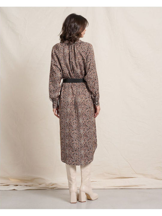 Midi Dress Animal Print