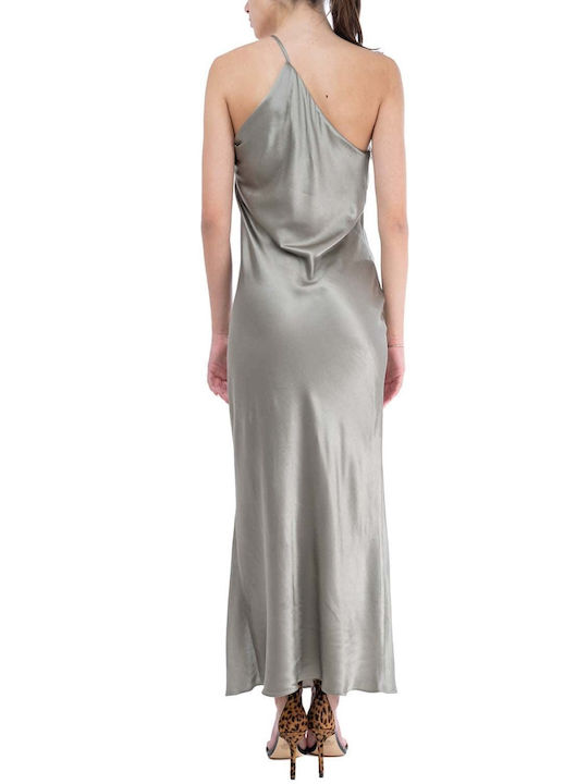 MY T Maxi Evening Dress Slip Dress Green