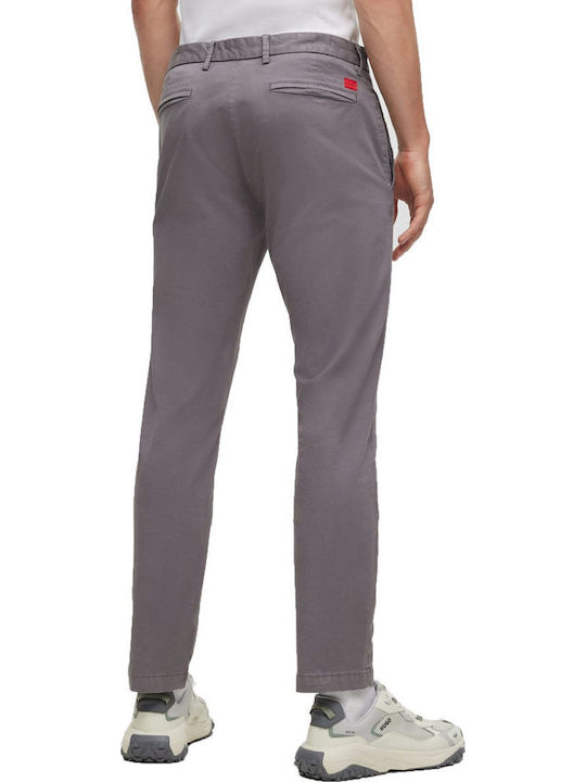 Trousers Elastic in Slim Fit Gray