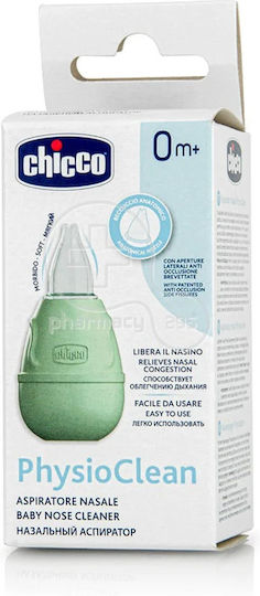 Chicco PhysioClean Baby Nose Cleaner Nasal Aspirator for Infants and Children