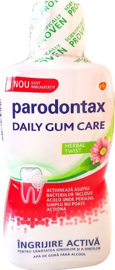 Parodontax Active Gum Health Herbal Mint Apă de Gură Protecție Zilnică