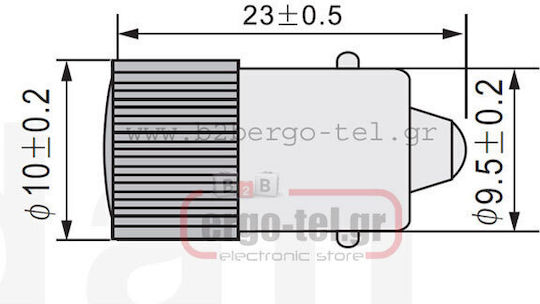 Xindali LED Glühbirne 230V 0.25W Grün 022-080230200