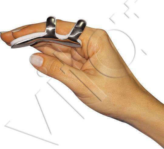 Vita Orthopaedics 03-2-012/335 Frog Splint Schiene Finger in Silber Farbe
