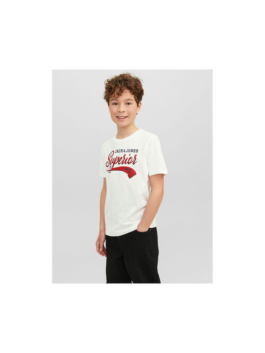 Jack & Jones Tricou pentru copii Alb