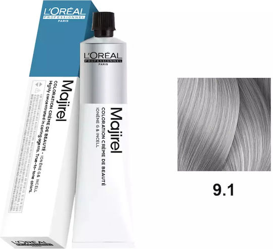 L'Oréal Professionnel Majirel Боя За Коса 9.1 Много Светло Пепеляво Русо 50ml