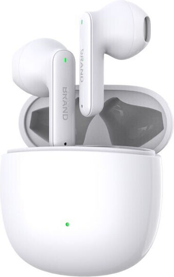 HiFuture Colorbuds 2 Bluetooth хендсфри Слушалки с Устойчивост на Пот и Кутийка за Зареждане Бял