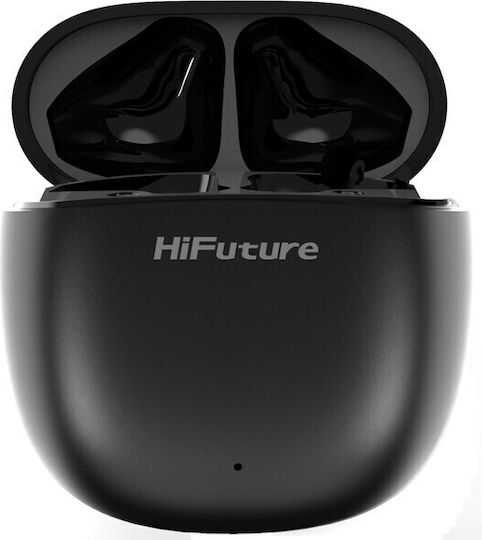 HiFuture Colorbuds 2 Bluetooth Handsfree Ακουστικά με Αντοχή στον Ιδρώτα και Θήκη Φόρτισης Μαύρα